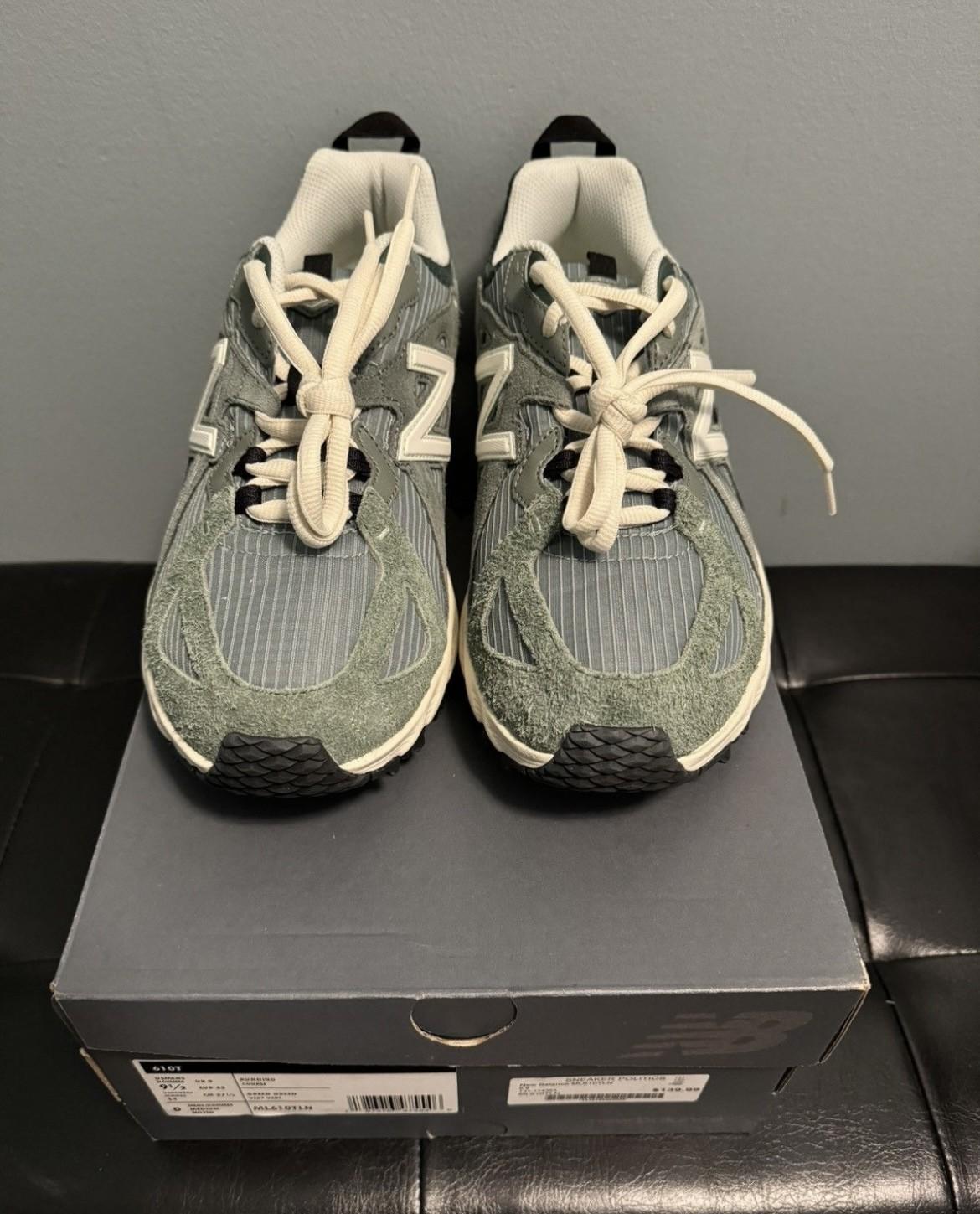 这双NB610T“青草白”,是把山野的清新和千禧年的复古缝成了一双能通勤的户外鞋?🌿👟